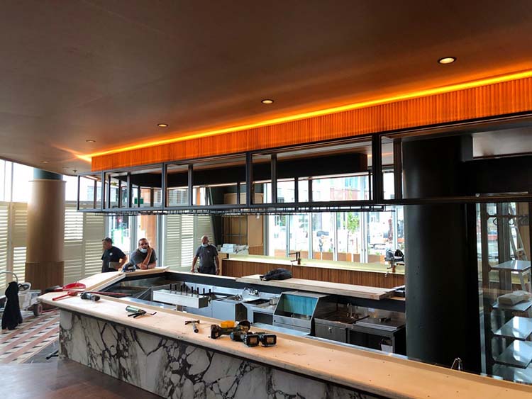 Custom LED lighting installation South Shore of Montreal